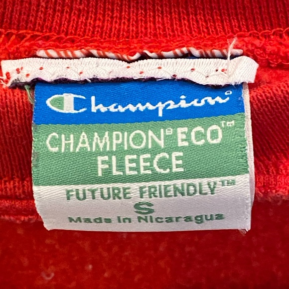 red champion hoodie maryland with lace and cut out - Picture 3 of 4